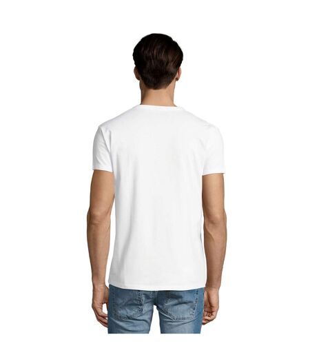 SOLS Mens Imperial V Neck T-Shirt (White)