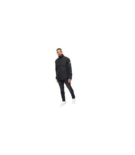 Mens Andarsen Funnel Neck Jacket Black Bewley & Ritch