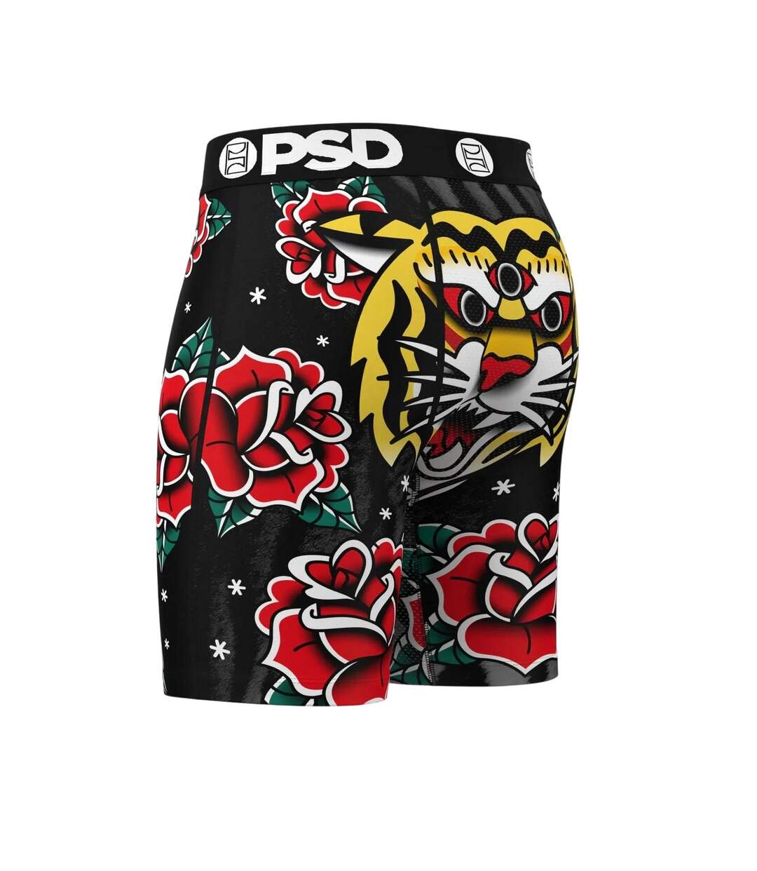 Mens 3 Eyed Floral Tiger Boxer Briefs Multicoloured PSD-3