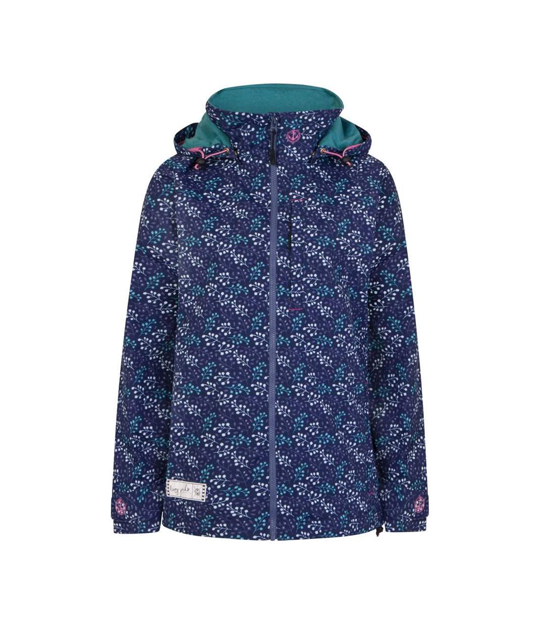 Womens/ladies Printed Jacket Multicoloured Lazy Jacks-1