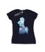 Disney Princess Womens/Ladies Cinderella Filled Silhouette Cotton T-Shirt (Deep Navy)
