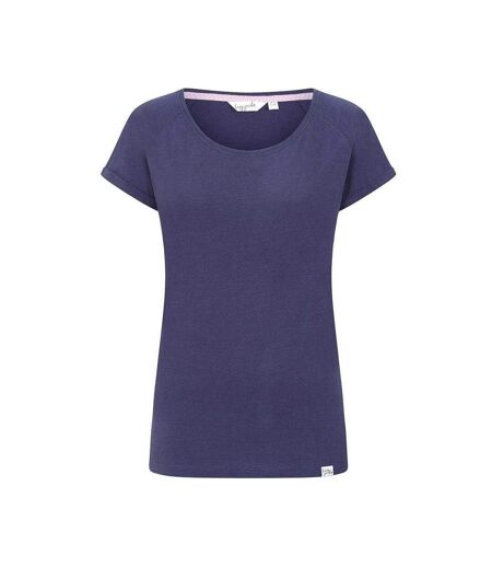 T-shirt Manches Roulées Motif/style Uni Femme Crépuscule Lazy Jacks