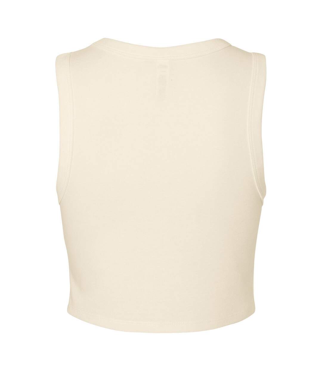 Womens/ladies Muscles Micro-rib Tank Top Solid Natural Bella + Canvas-2