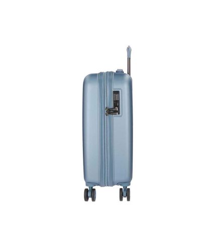 Movom - Valise cabine extensible Wood - bleu silver - 9878