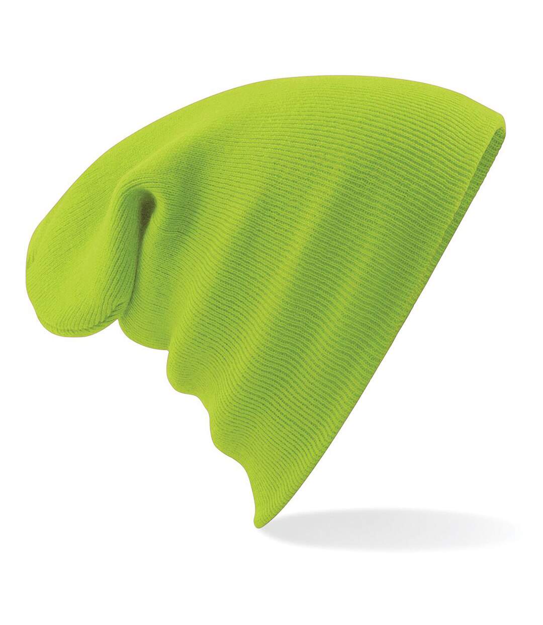 Bonnet tricoté unisexe vert clair Beechfield