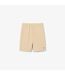 Mens Fleece Shorts Light Beige Lacoste-1
