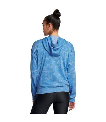 Sweat À Capuche Motif/style Tie-dye Femme Bleu Under Armour