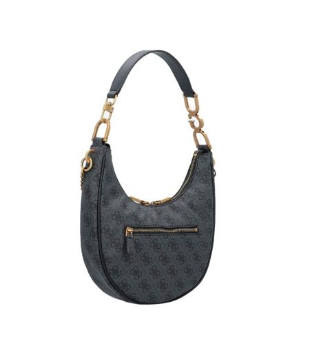 Sac à Main Noir/Gris Femme Guess Dagan Convertible - Taille unique