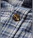 Chemise à carreaux Homme en Flanelle de Coton CH2003A Bleu/Gris (Challenger)-3