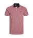 Mens Regular Short-sleeved Polo Shirt Rio Red Jack And Jones-1