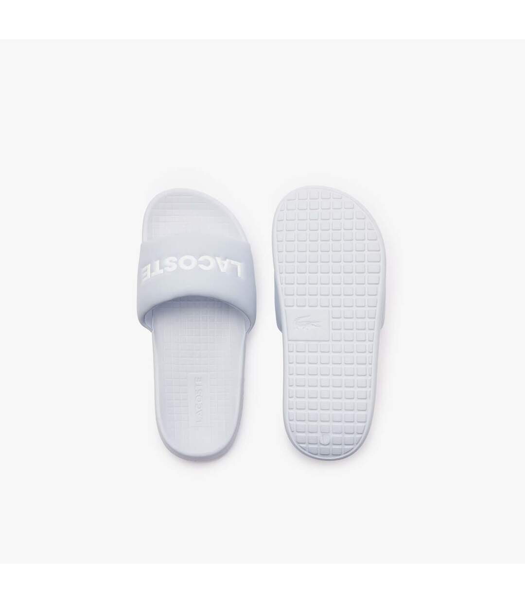 Womens/ladies Serve 1.0 Sliders Blue Lacoste-4