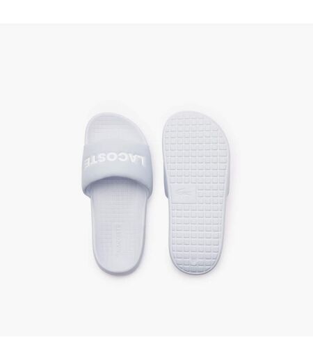 Womens/ladies Serve 1.0 Sliders Blue Lacoste