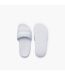 Womens/ladies Serve 1.0 Sliders Blue Lacoste-4