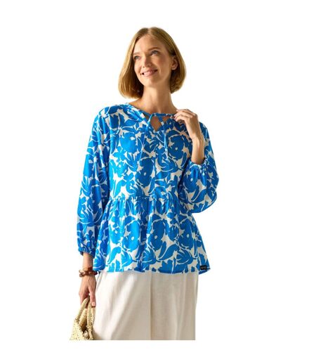 Womens/ladies Primden Fleur Bloom Shirt Blue Regatta