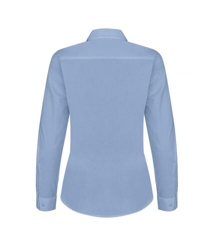 Clique Womens/Ladies Stretch Formal Shirt (Light Blue) - UTUB694