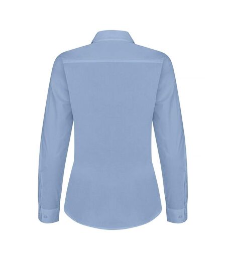 Clique Womens/Ladies Stretch Formal Shirt (Light Blue)