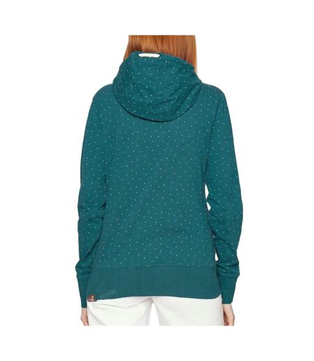 Sweat Zippé Vert Femme Ragwear Paya Dots - L