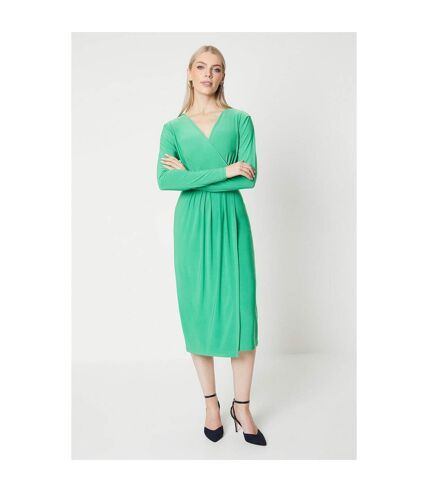 Principles Womens/Ladies Jersey Twist Waist Midi Dress (Green) - UTDH6671