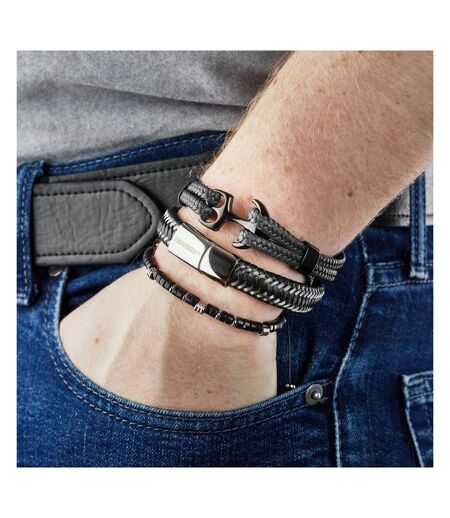 Bracelet noir homme geographical norway 315045 - taille unique