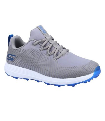 Mens go golf max sport trainers grey blue Skechers