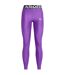 Womens/ladies Heatgear Moisture Wicking Leggings Purple Under Armour-2