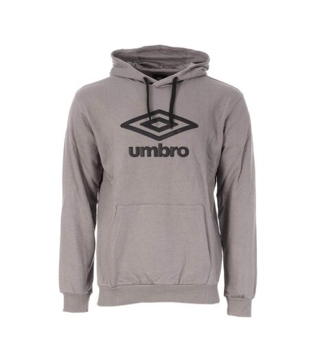 Sweat à capuche gris homme umbro bas net