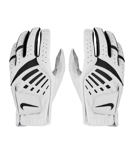 Nike - Gant de golf droitier DURA FEEL - Homme (Blanc / Noir) - UTCS367