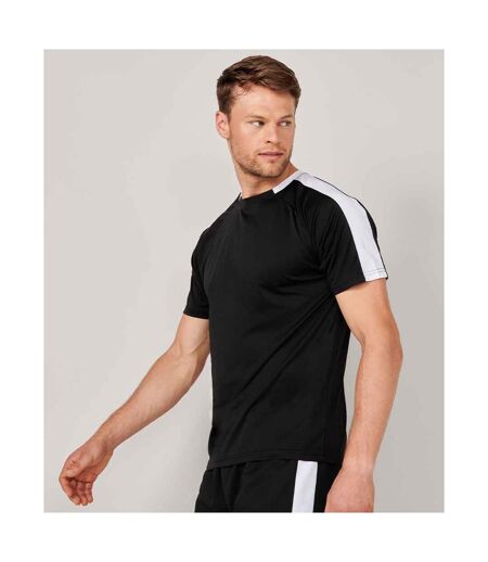 Unisex team t-shirt black/white Finden and Hales
