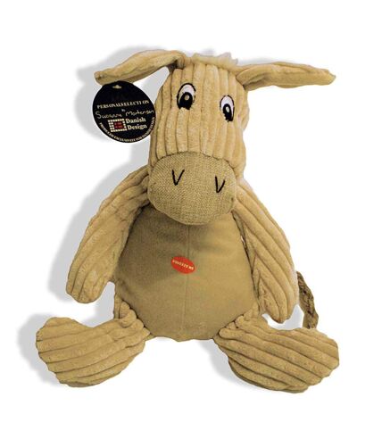 Danish Design Doris Donkey Plush Dog Toy (Light Brown) (15in) - UTTL5076