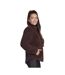 Womens/ladies Sherpa Jacket Coffee Skechers-4