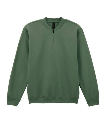 Sweat Softstyle Adulte Vert Kaki Gildan