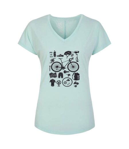 T-shirt calm femme vert menthe Regatta