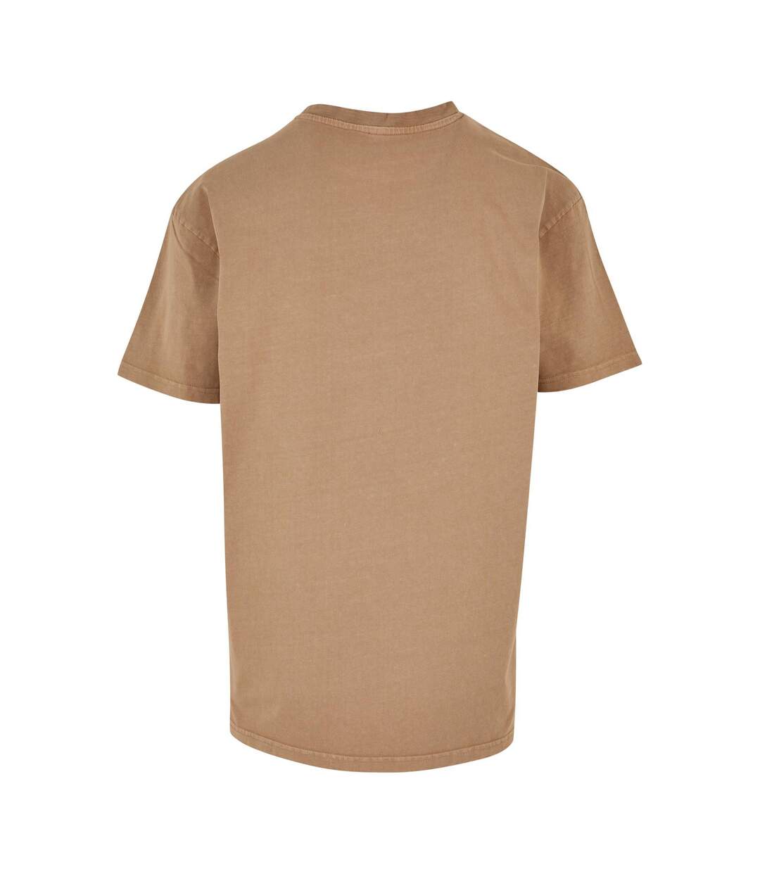 T-shirt Motif/style Délavé À L'acide Homme Beige Union Build Your Brand-2