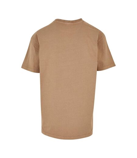 T-shirt Motif/style Délavé À L'acide Homme Beige Union Build Your Brand