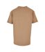 T-shirt Motif/style Délavé À L'acide Homme Beige Union Build Your Brand-2