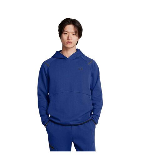 Mens Essential Fleece Raglan Hoodie Blue Under Armour