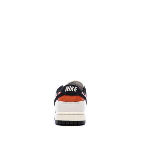Dunk low retro blanc/noir/orange homme nike