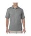 Mens Dryblend Polo Shirt Graphite Heather Gildan-1