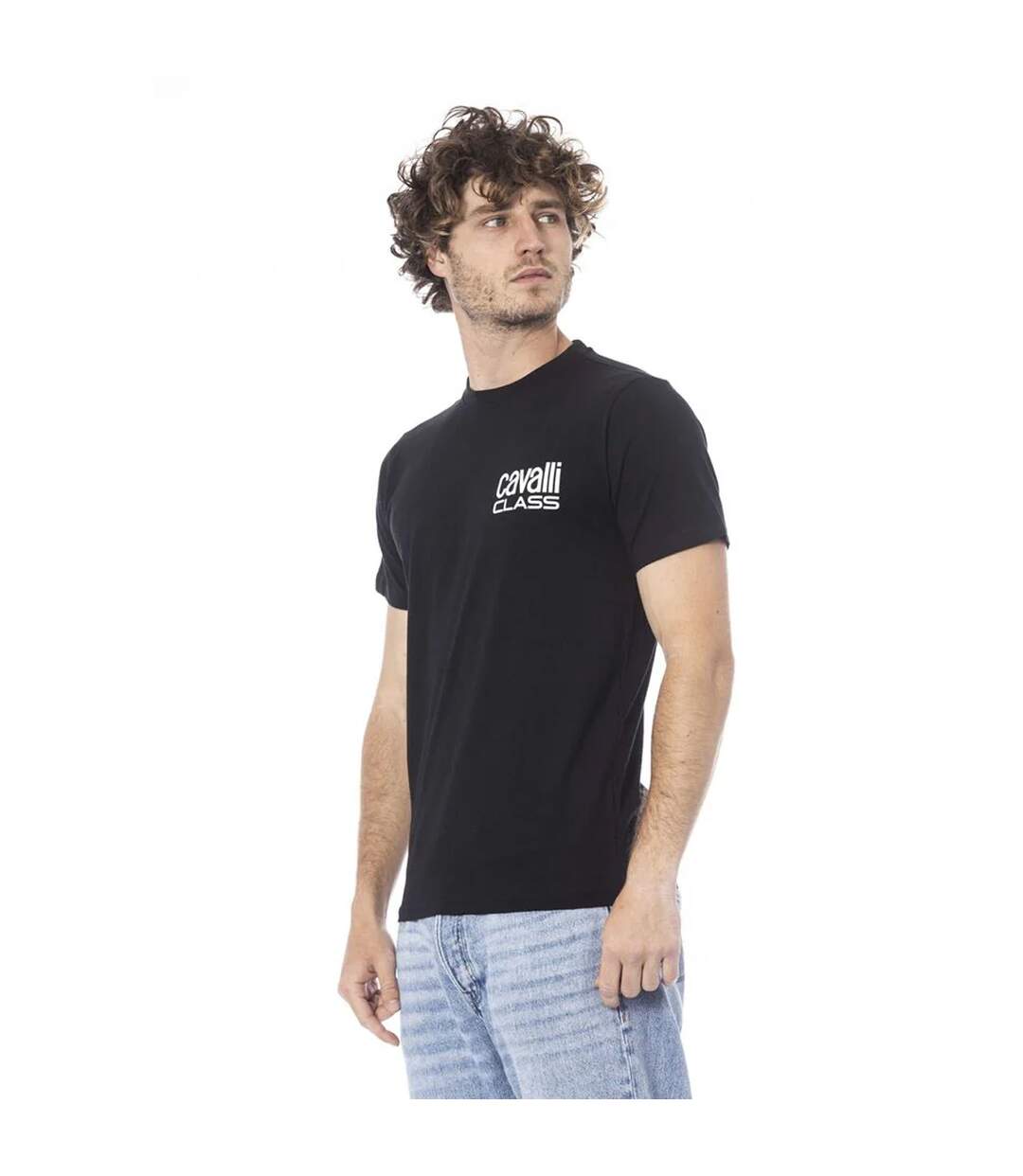 Unisex Adult Bold Logo T-shirt Black Cavalli Class-4