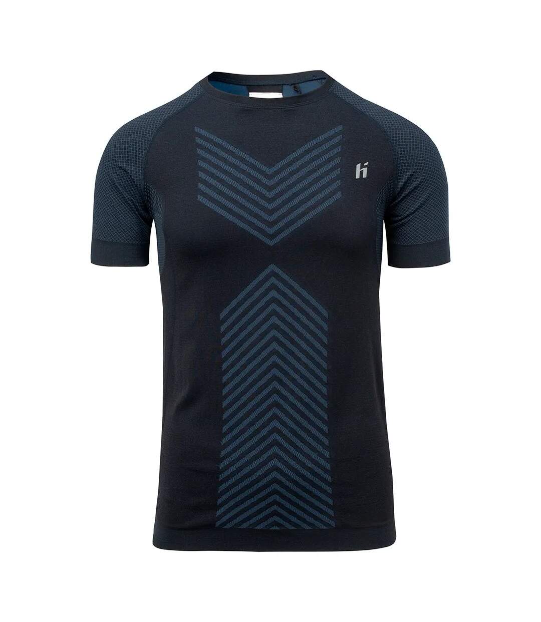T-shirt Tazh Homme Noir Bleu Marine Huari-1