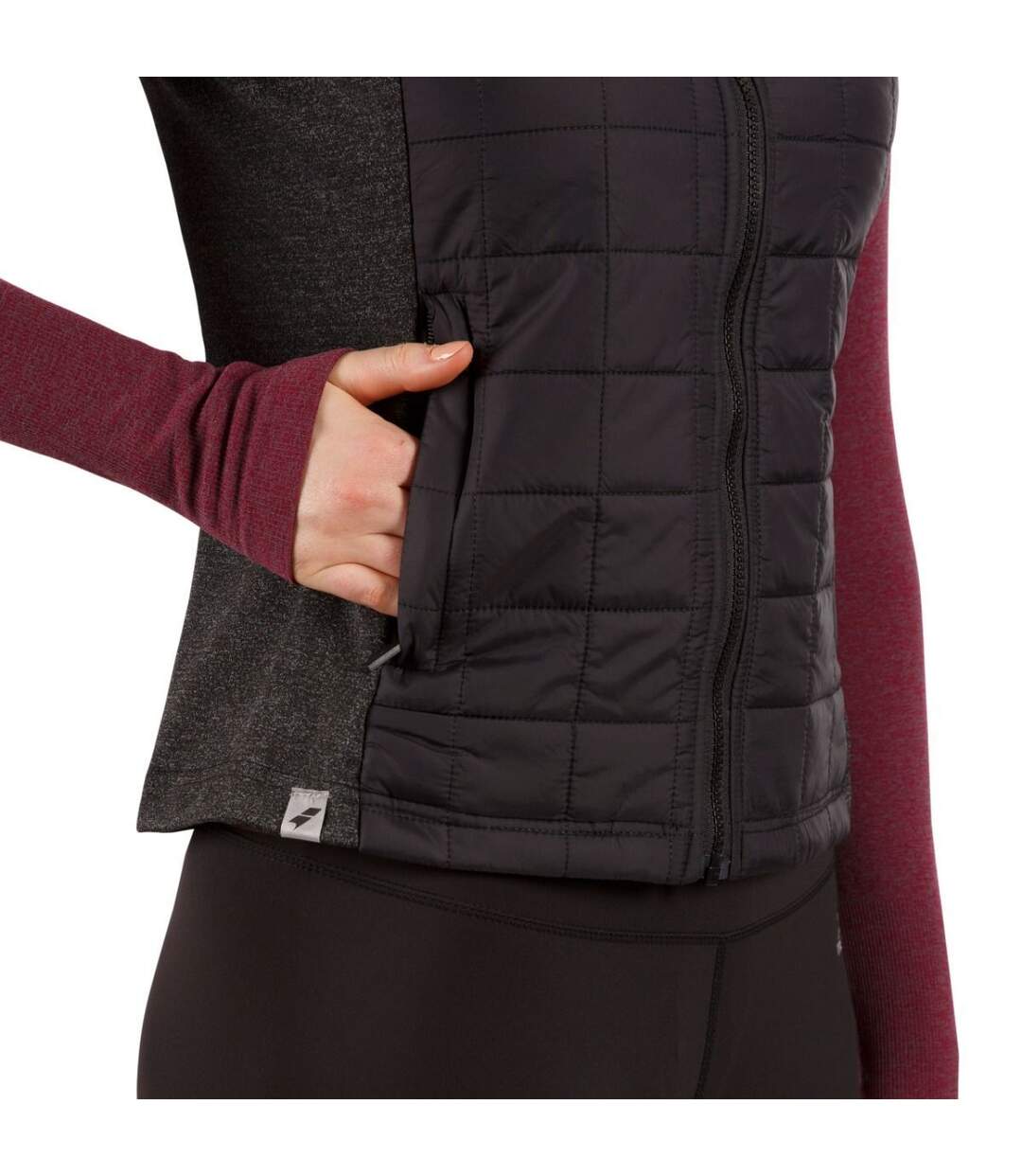 Womens/ladies Lyla Active Gilet Black Trespass-4