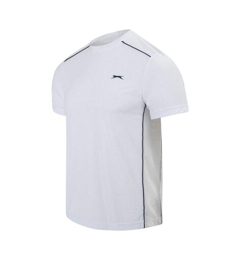 Mens Tech Performance Tennis T-shirt White Slazenger