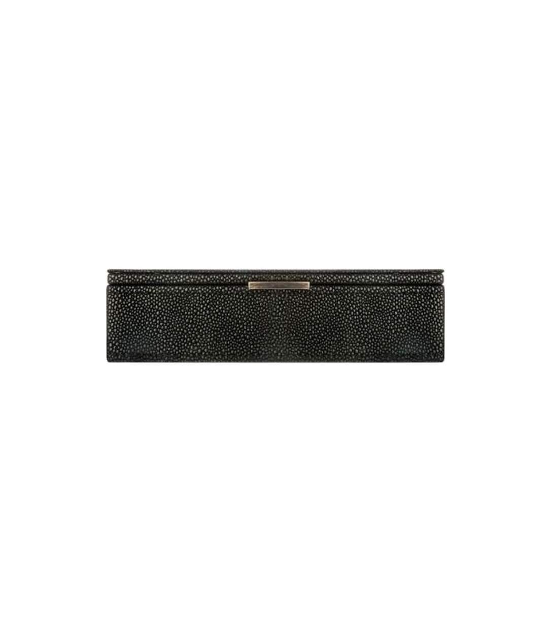 Boîte à Bijoux Grainé 26cm Noir-2