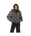 Doudoune Motif/style Imprimé Léopard Bunny Femme Noir Marron Brave Soul-1