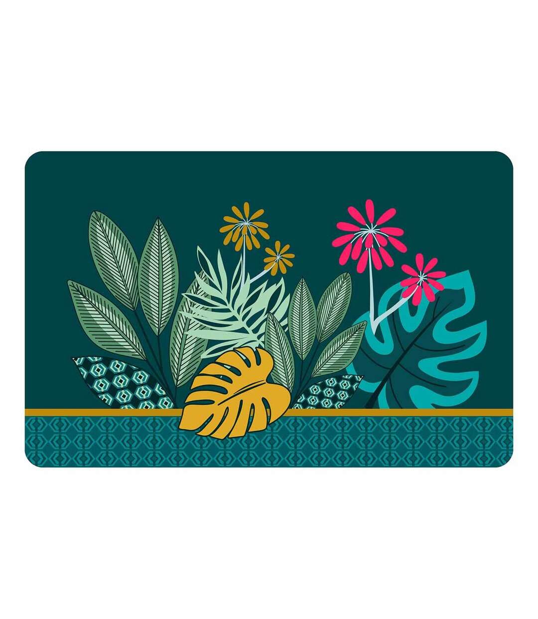 Set de Table Imprimé Lilidae 28x44cm Vert-1