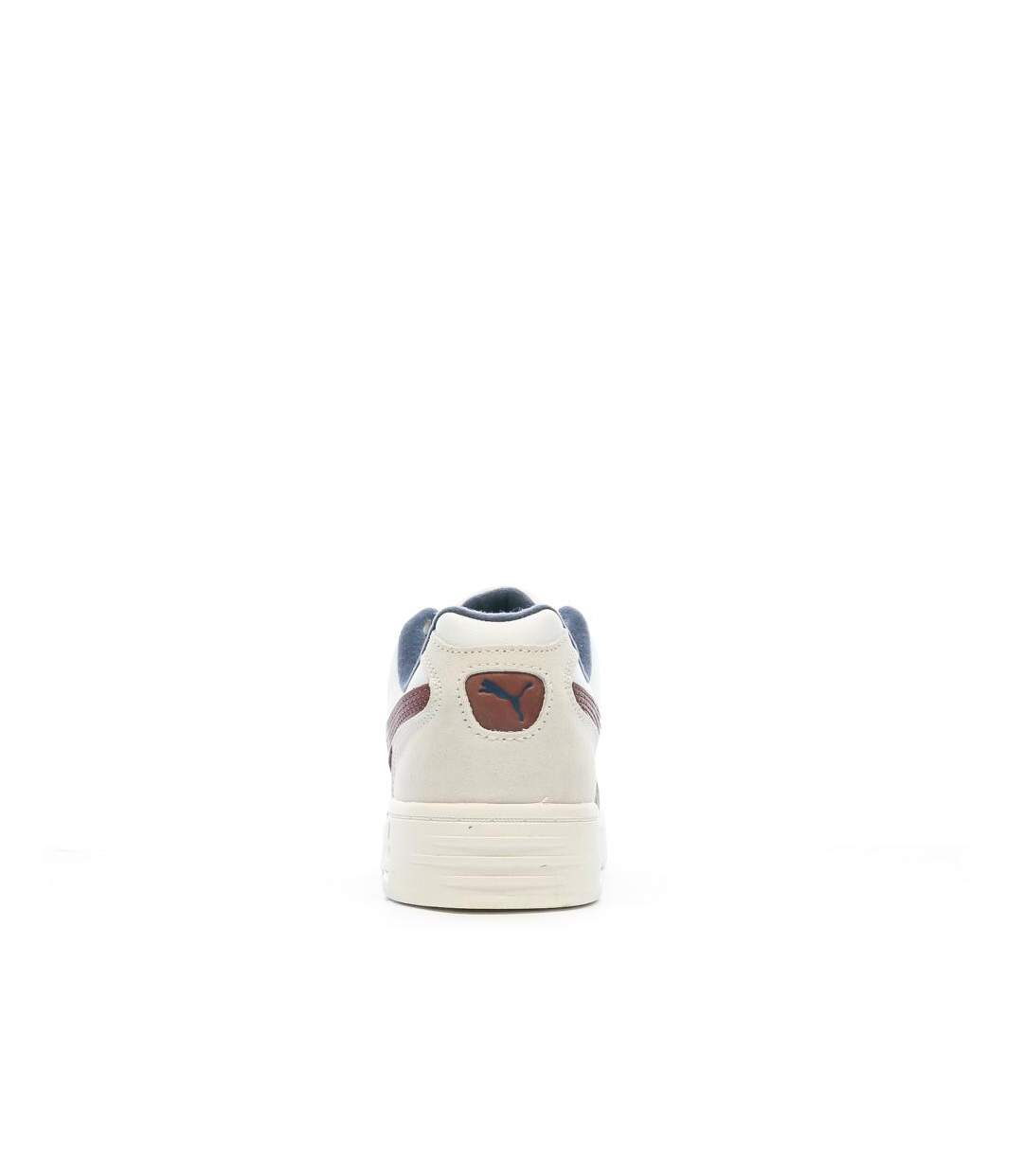 Baskets blanc/bordeaux homme puma slipstream lo retro-3