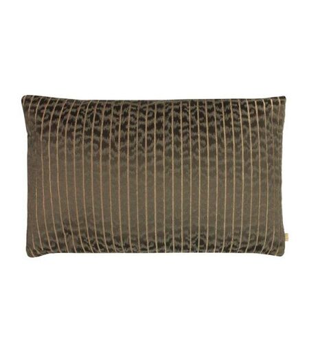Kai Wrap Caracal Striped Throw Pillow Cover (Earth Brown) (One Size)