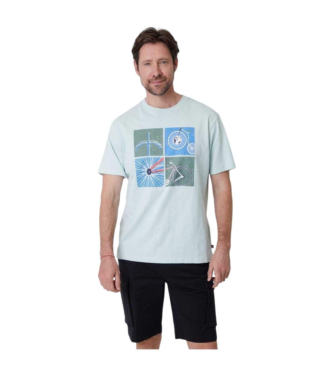 T-shirt Miller Homme Bleu Ciel Saltwell-1