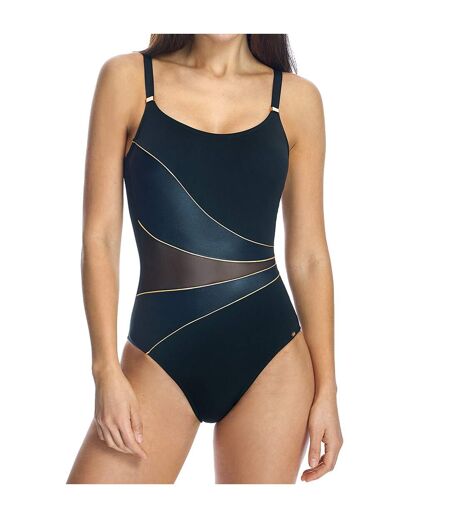 Women's round neckline swimsuit W241781