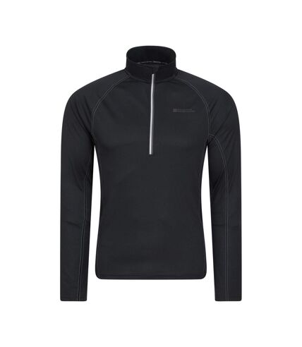 Mens approach lightweight midlayer black Mountain Warehouse